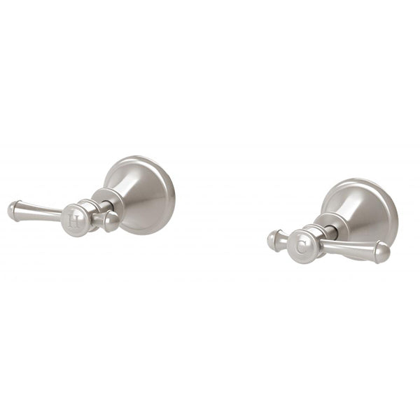 Phoenix Nostalgia Lever Wall Top Assemblies Brushed Nickel Online at The Blue Space