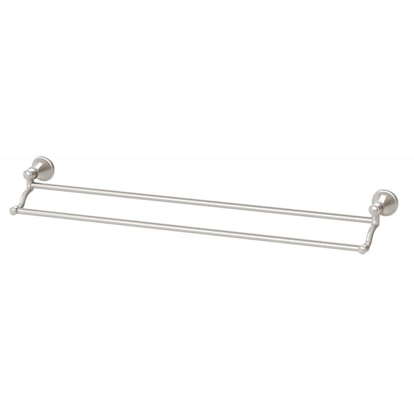 Phoenix Nostalgia Double Towel Rail 760mm Brushed Nickel Online at The Blue Space'