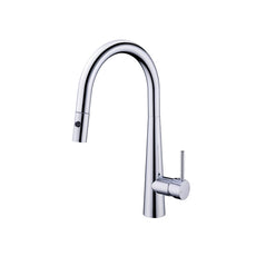 Nero Dolce Pull Out Sink Mixer with Vegie Spray Chrome | The Blue Space