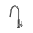 Nero Pearl Pull Out Sink Mixer with Vegie Spray Gun Metal | The Blue Space