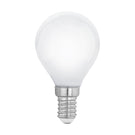 Eglo E14 4W LED Fancy Round Warm White - Frosted - The Blue Space
