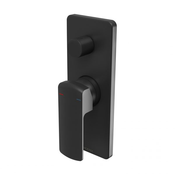 Teva Shower / Bath Diverter Mixer Trim Kit Only Matte Black Phoenix Builders Range