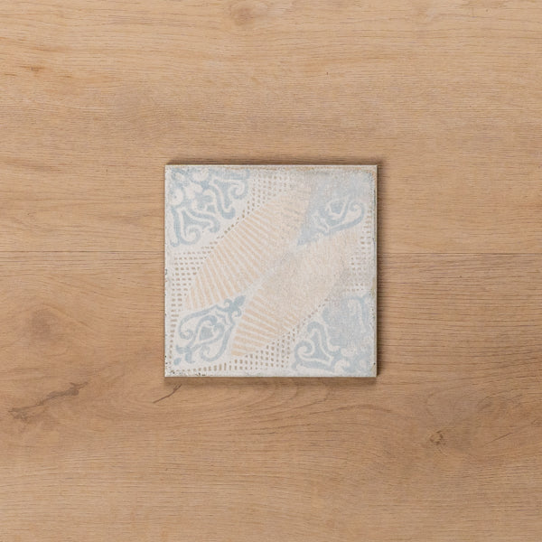 Valencia Classic Decor Matt P4 Cushioned Edge Porcelain Tile 150x150mm - The Blue Space