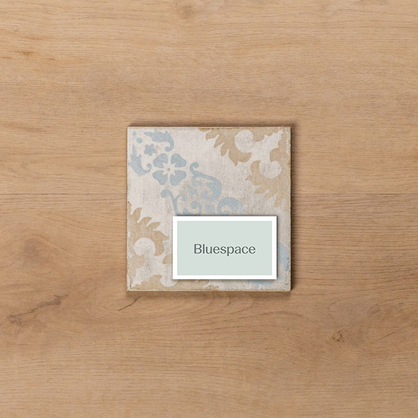 Valencia Retro Decor Matt P4 Cushioned Edge Porcelain Tile 150x150mm - The Blue Space