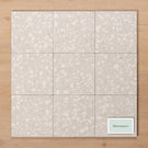 Island Terrazzo White Matt P4 Porcelain Tile 150x150mm Straight Pattern - The Blue Space