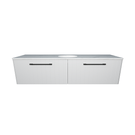 Timberline Saba Wall Hung Vanity With Under Counter Basin 1800mm Single Bowl - The Blue Space