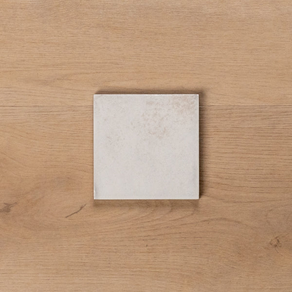 Sicily Bianco White Gloss Zellige Cushioned Edge Porcelain Tile 100x100mm