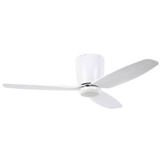 Eglo Seacliff 44" 112cm DC Ceiling Fan with 15W LED CCT Light White.