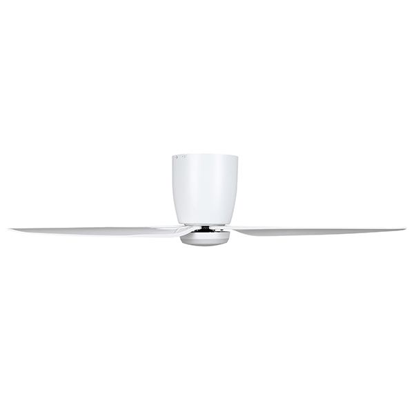 Eglo Seacliff 44" 112cm DC Ceiling Fan with 15W LED CCT Light White