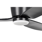 Eglo Seacliff 44" 112cm DC Ceiling Fan with 15W LED CCT Light Black