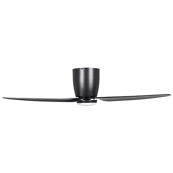Eglo Seacliff 44" 112cm DC Ceiling Fan with 15W LED CCT Light Black
