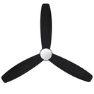 Eglo Seacliff 52" 132cm DC Ceiling Fan with 15W LED CCT Light Black online at The Blue Space