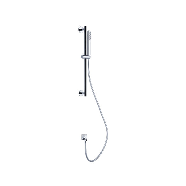 Nero Dolce Shower Rail With Slim Hand Shower Chrome | The Blue Space