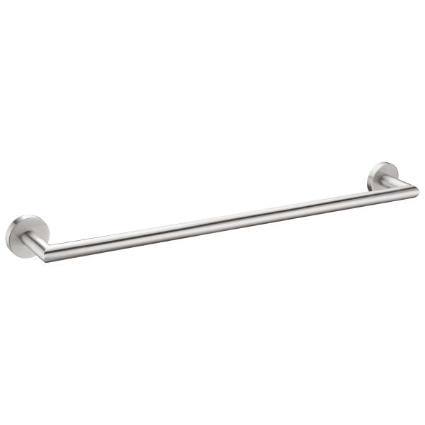 Nero Dolce Single Towel Rail 700mm - Brushed Nickel online at the Blue Space