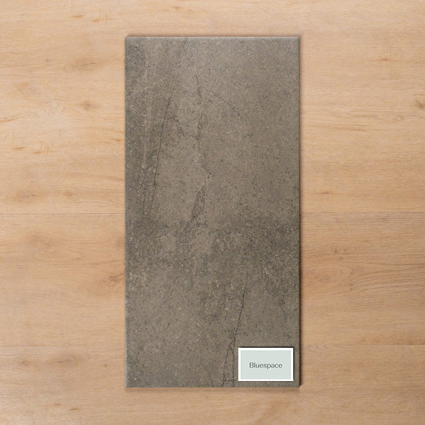 Burleigh Grey Matt Cushioned Edge Porcelain Tile 300x600mm - The Blue Space
