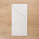 Perisher White Marble Matt Rectified Porcelain Tile 300x600mm - The Blue Space