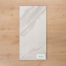 Perisher White Marble Polished Rectified Porcelain Tile 300x600mm - The Blue Space