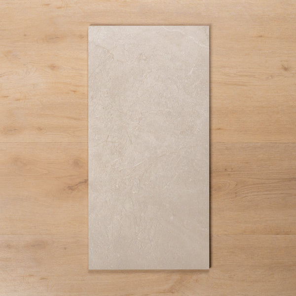 Casuarina Cream Honed Porcelain Tile 300x600mm - The Blue Space