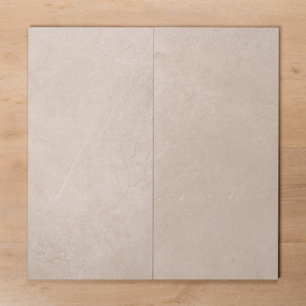 Casuarina Cream Matt P4 Porcelain Tile 300x600mm Double - The Blue Space