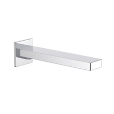 Clark Square Wall Basin/Bath Outlet 180mm - Chrome - The Blue Space