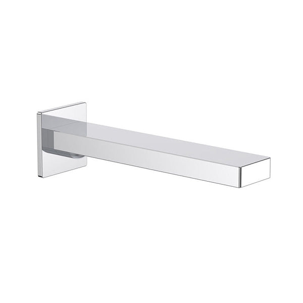 Clark Square Wall Basin/Bath Outlet 180mm Chrome