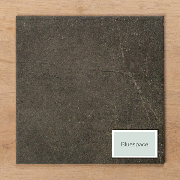 Burleigh Charcoal Matt Cushioned Edge Porcelain Tile 300x300mm