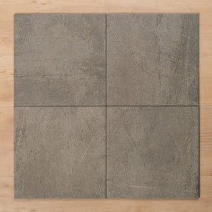 Burleigh Grey Matt Cushioned Edge Porcelain Tile 300x300mm