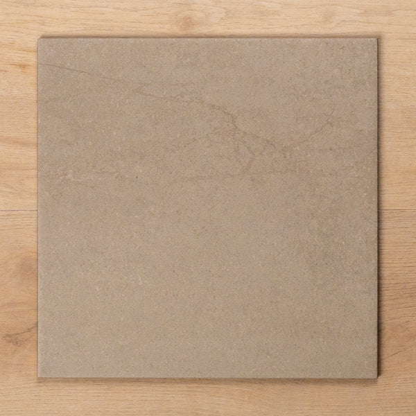 Burleigh Latte Matt Cushioned Edge Porcelain Tile 300x300mm - The Blue Space