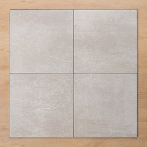 Burleigh Silver Matt Cushioned Edge Porcelain Tile 300x300mm
