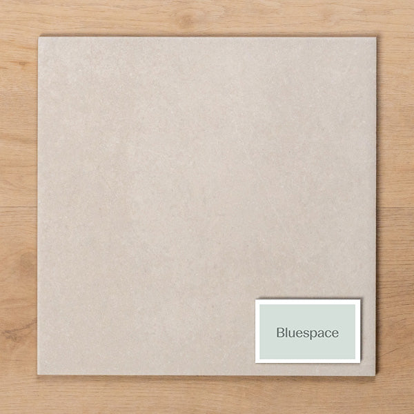 Burleigh White Matt Cushioned Edge Porcelain Tile 300x300mm - The Blue Space