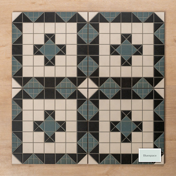 Alicante Eton Matt Cushioned Edge Porcelain Tile 316x316mm Straight Pattern - The Blue Space