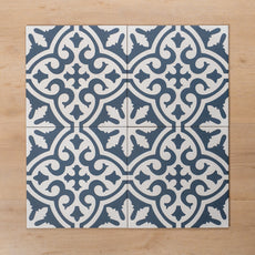 Tamarama Blue Matt P3 Cushioned Edge Porcelain Tile 300x300mm Straight Pattern - The Blue Space
