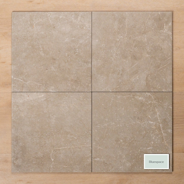 Avalon Greige Matt P3 Porcelain Tile 300x300mm Straight Pattern - The Blue Space