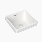 Clark Square Inset Basin 350mm with overflow - The Blue Space