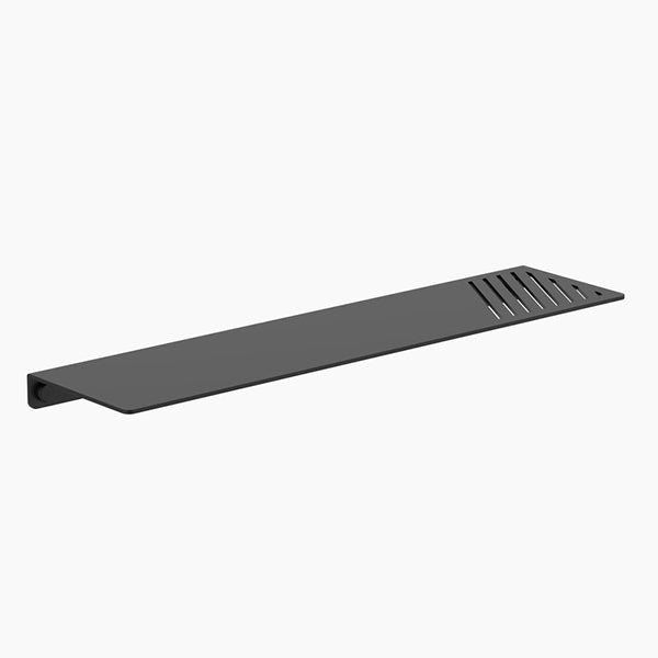 Clark Square Metal Bathroom Shelf - Matte Black - The Blue Space