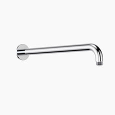 Clark Right Angled Wall Shower Arm 400mm - Chrome - The Blue Space