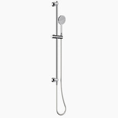 Clark Round Rail Shower (Top Inlet) - Chrome - The Blue Space