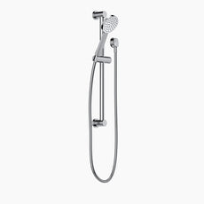 Clark Round Basic Rail Shower - Chrome - The Blue Space