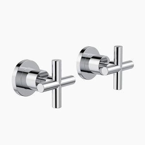 Clark Cross Lead Free Wall Top Assemblies - Chrome