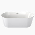 Clark Round Freestanding Bath 1600mm with overflow - The Blue Space