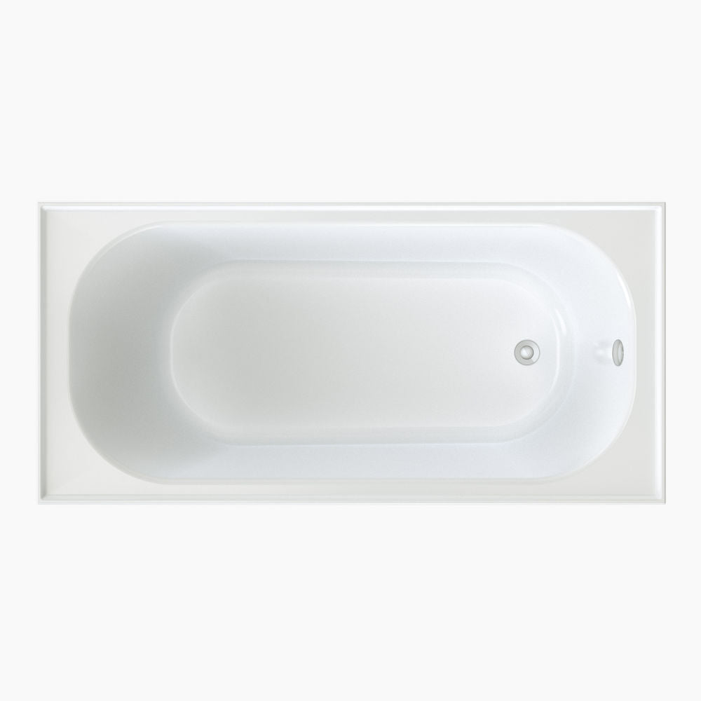 Clark Round Shower Bath with overflow 1525mm - The Blue Space