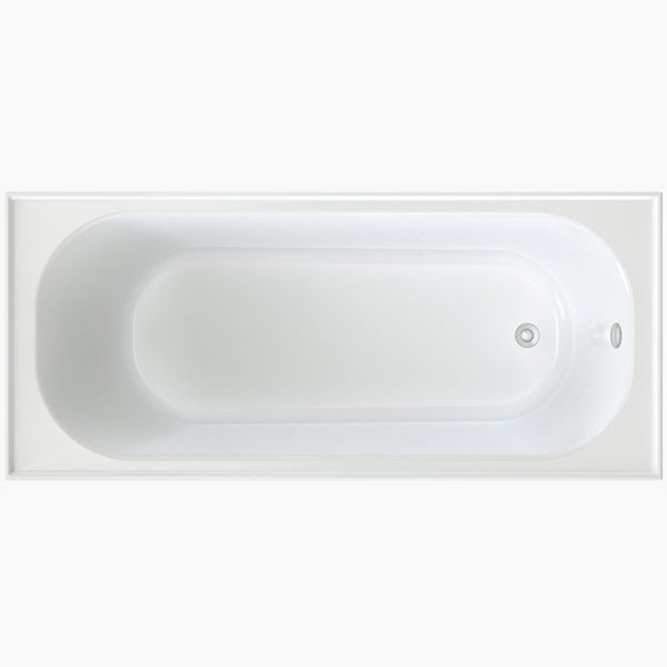 Clark Round Shower Bath with overflow 1675mm - The Blue Space 