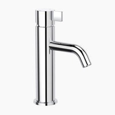 Clark Round Blade Tower Basin Mixer - Chrome - The Blue Space