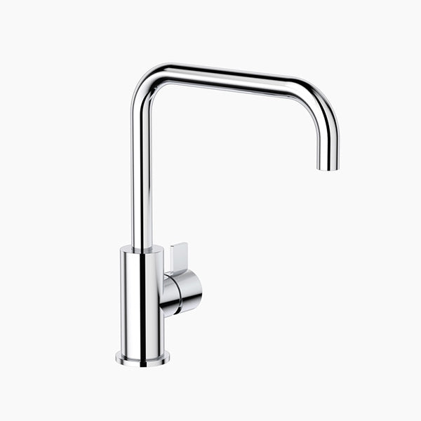Clark Round Blade Sink Mixer - Chrome - The Blue Space