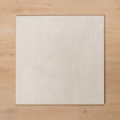 Burleigh White Matt Cushioned Edge Porcelain Tile 450x450mm
