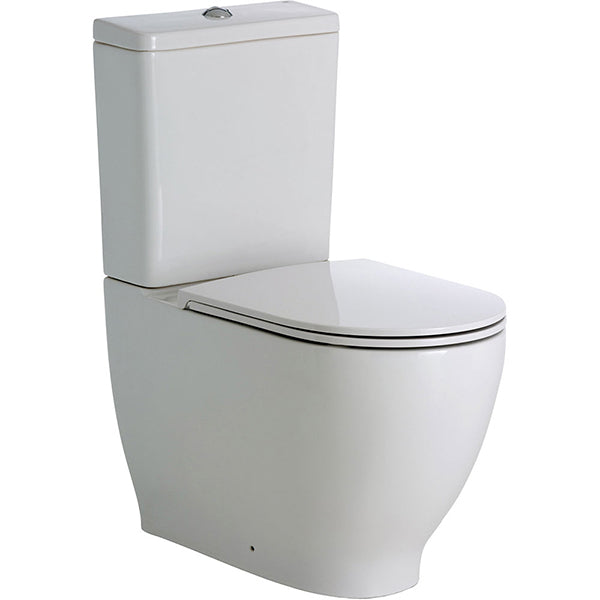 Fienza RAK Moon Back-To-Wall Suite Online at The Blue Space - Toilet with thin seat