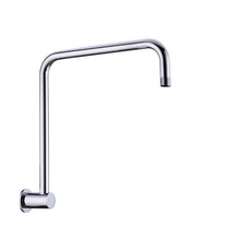 Nero Dolce Round Swivel Shower Arm Chrome | The Blue Space