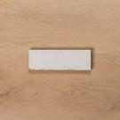 Sicily Bianco White Gloss Cushioned Edge Porcelain Tile 50x150mm - The Blue Space