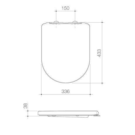 Caroma Urbane II Toilet Seat
