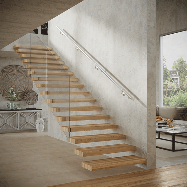 Rothley Internal Handrail Satin Stainless Steel